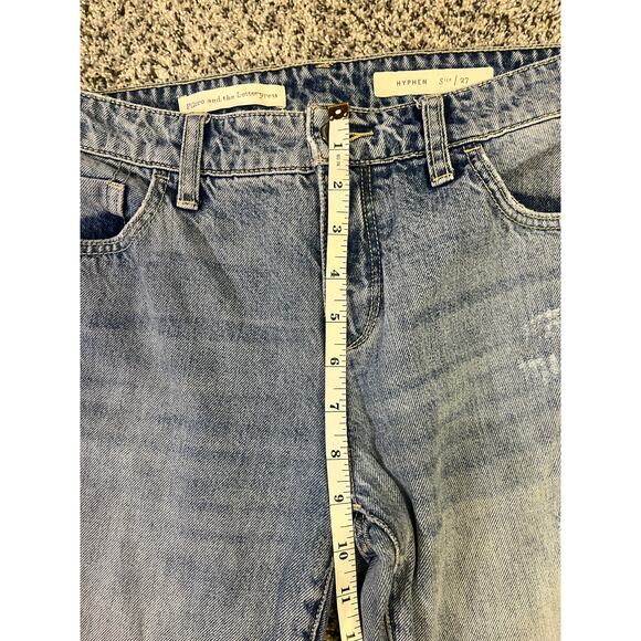 Pilcro & The Letterpress The Hyphen Denim Jean‎ Size 27, Light Wash, Cropped - Picture 7 of 12